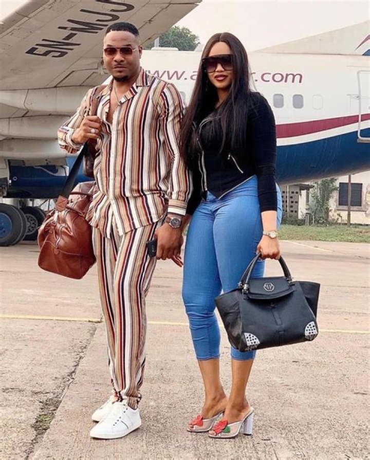 
Actor, Bolanle Ninalowo Reunites With His Wife After Arriving From London 