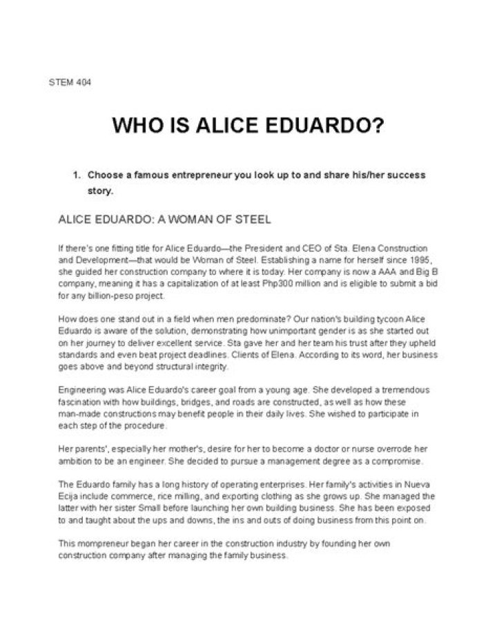 Alice Eduardo Height, Weight, Net Worth, Age, Birthday, Wikipedia, Who, Nationality, Biography