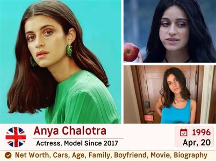 Anya Chalotra Height, Weight, Net Worth, Age, Birthday, Wikipedia, Who, Nationality, Biography