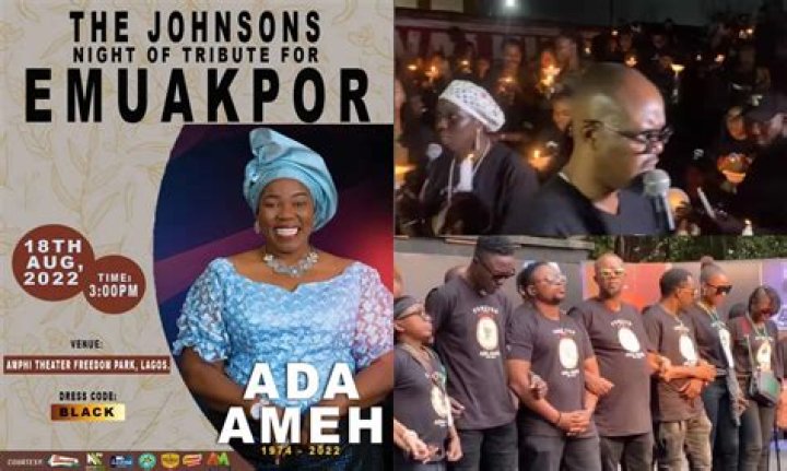 
Charles Inojie, Susan Pwajok, Seun Osigbesan, The Johnsons’ Cast And Crew Storm Ada Ameh’s Night Of Tribute 