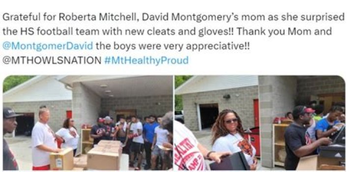 David Montgomery Parents: Mother Roberta Feltha-Mitchell And Father