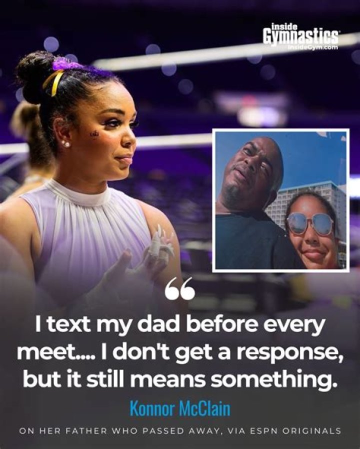 
Gymnast Konnor McClain Remembers Her Father Marc Mcclain Tragic Family Story 