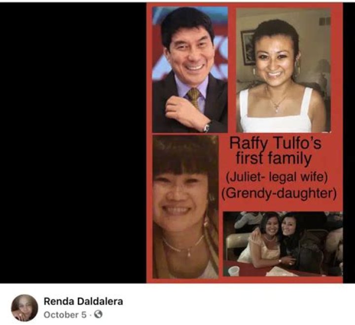 Journalist Raffy Tulfo Hit WIth Claims Of Marriage As Woman Adamant At Being His Ex Wife