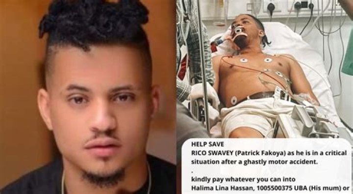 
Photo Of Rico Swavey Battling For Life After Ghastly Accident Surface 