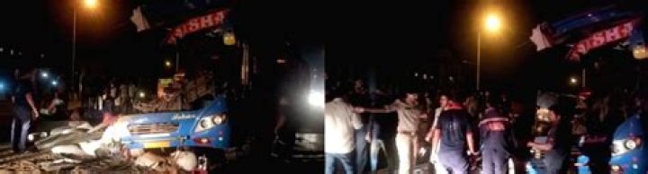 
Six killed as bus collides with container truck in Gujarat 