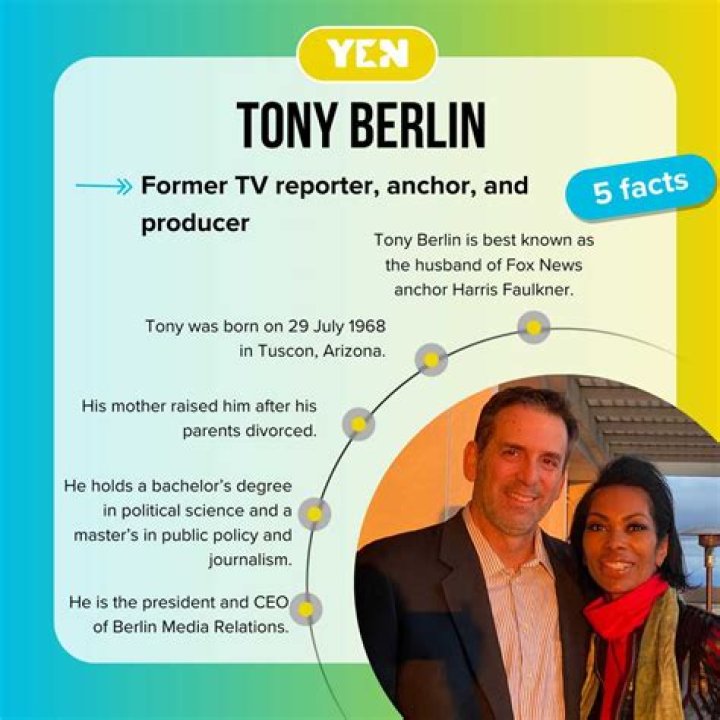 Tony Berlin Wiki Biography. Who is Harris Faulkner’s husband?