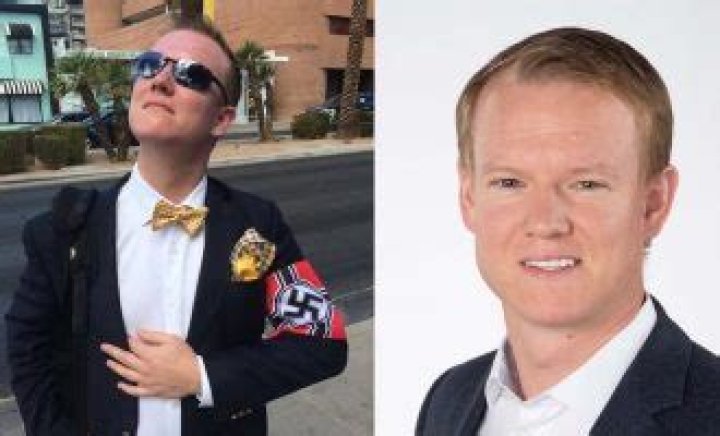 Who is Richard Waygood? Man slammed for posing with a Nazi swastika armband in Las Vegas